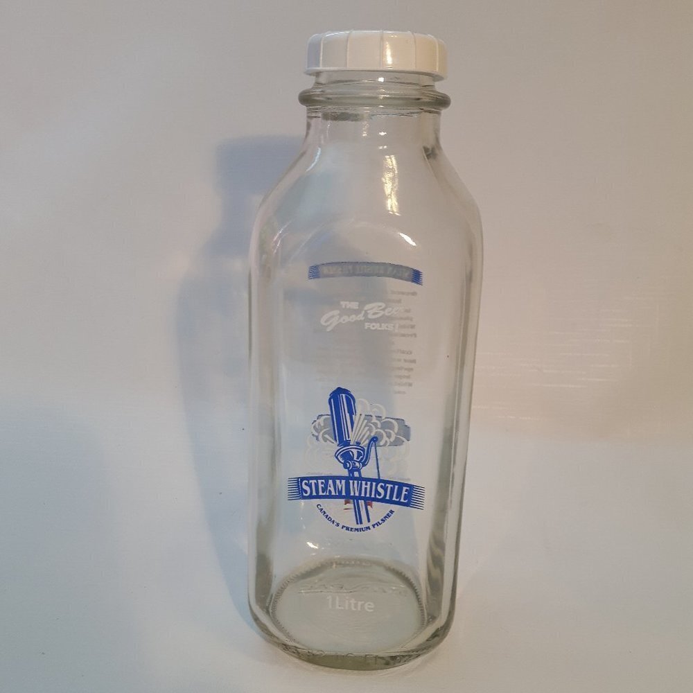 Steam Whistle Pilsner Milk Jug Bottle with Cap